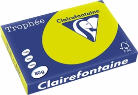 Clairefontaine Trophée Universalpapier matt neongrün, A3, 80g/m², 500 Blatt