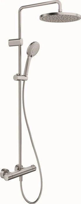 Duravit 1000 MinusFlow Duschsystem edelstahl gebürstet