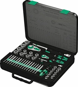Wera 8001 SA/SC 2 Zyklop Speed Bitset/Steckschlüsselsatz inkl. Koffer, 43-tlg.