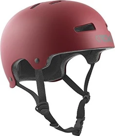 TSG Evolution Solid Color Helm satin oxblood