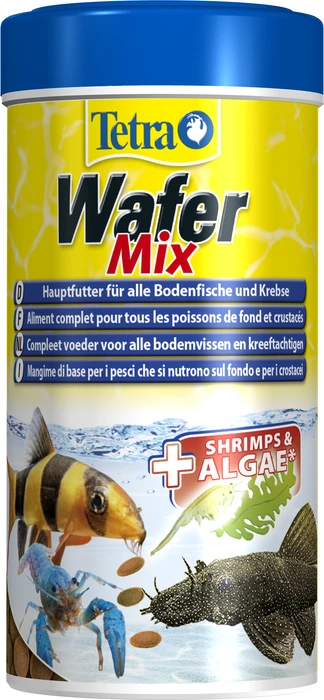 Tetra Wafer Mix Hauptfutter für Bodenfische und Krebse, 119g, 250ml