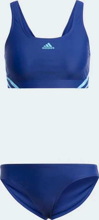 adidas 3-Streifen Bikini-Set dark blue/blue burst (Damen)