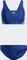 adidas 3-Streifen Bikini-Set dark blue/blue burst (Damen) Vorschaubild