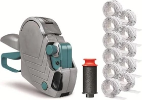METO Preisauszeichner Basic S 822, Starter-Set, grau/grün