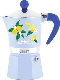 Bialetti Rainbow - Mercato Della Frutta 3 Tassen Espressokanne Zitrone