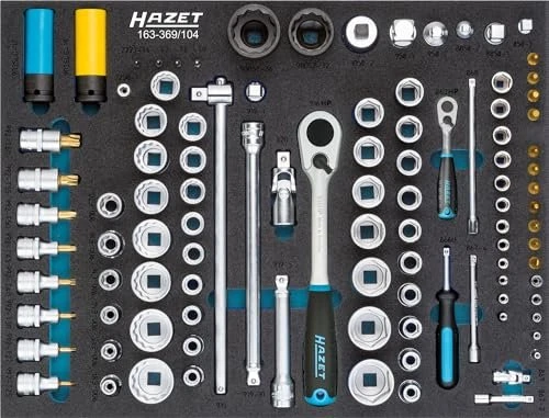 Hazet 163-369/104 Bitset/Steckschlüsselsatz, 104-tlg.