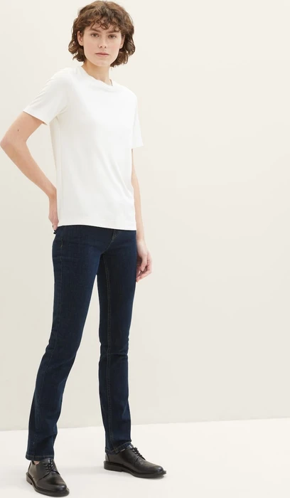 Tom Tailor Alexa Straight Jeans Jeans clean rinsed blue denim (Damen)