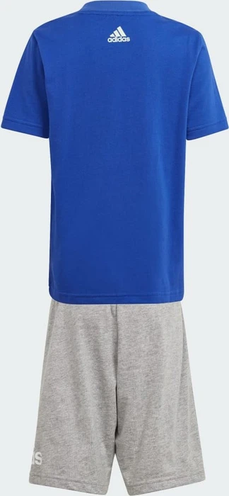 adidas Essentials Logo T-Shirt und Shorts Set semi lucid blue/multicolor (Junior)
