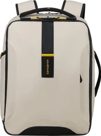 Samsonite Paradiver Light, Underseat Backpack S, Untersitz Handgepäck, Kabinentasche, Flugzeug Rucksack, 40cm, 25l, Beige/Sand