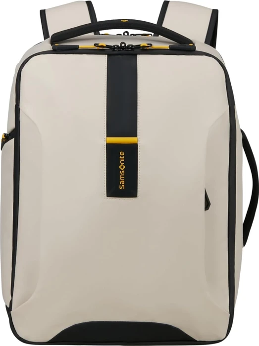 Samsonite Paradiver Light, Underseat Backpack S, Untersitz Handgepäck, Kabinentasche, Flugzeug Rucksack, 40cm, 25l, Beige/Sand