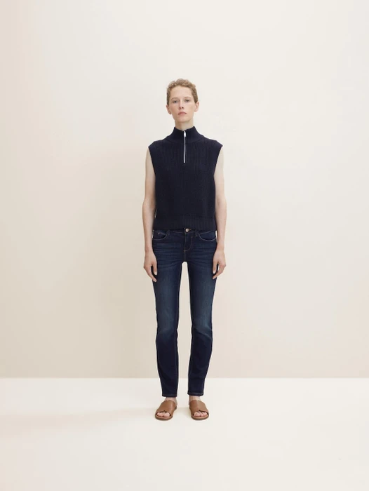 Tom Tailor Alexa Slim Jeans Jeans dark stone wash denim (Damen)