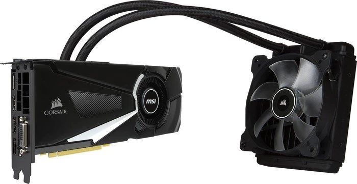 MSI GeForce GTX 1080 Sea Hawk X, 8GB GDDR5X, DVI, HDMI, 3x DP