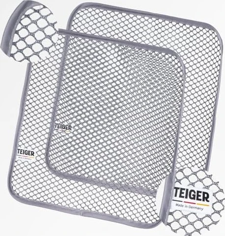 Teiger Netztuch Reinigungstuch 30x30cm, 2 Stück