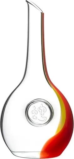Riedel Chinese Zodiac Snake Dekanter rot/gelb