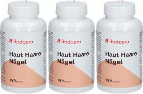 Redcare Haut Haare Nägel Kapseln, 540 Stück (3x 180 Stück)