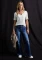 Street One Herzausschnitt T-Shirt kurzarm off white (Damen) Vorschaubild