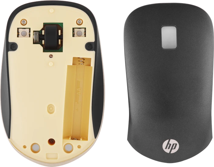 HP 410 Slim Mouse Ash Silver, schwarz/bronze, Bluetooth