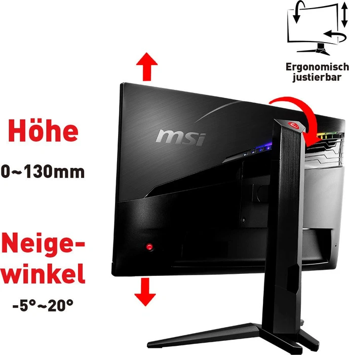 MSI Optix MAG241CR, 3 Jahre Garantie, 23.6"