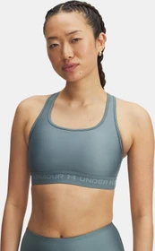 Under Armour Armour Mid Crossback Sport-BH jasper blue/serpentine (Damen)