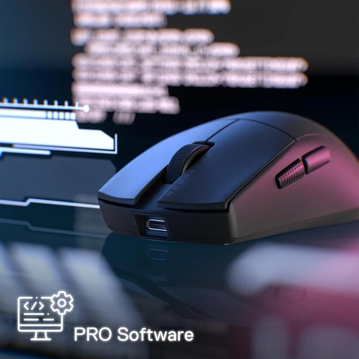 Redragon M916 K1NG Pro 1K 3-Mode Wireless Gaming Mouse schwarz, USB/Bluetooth