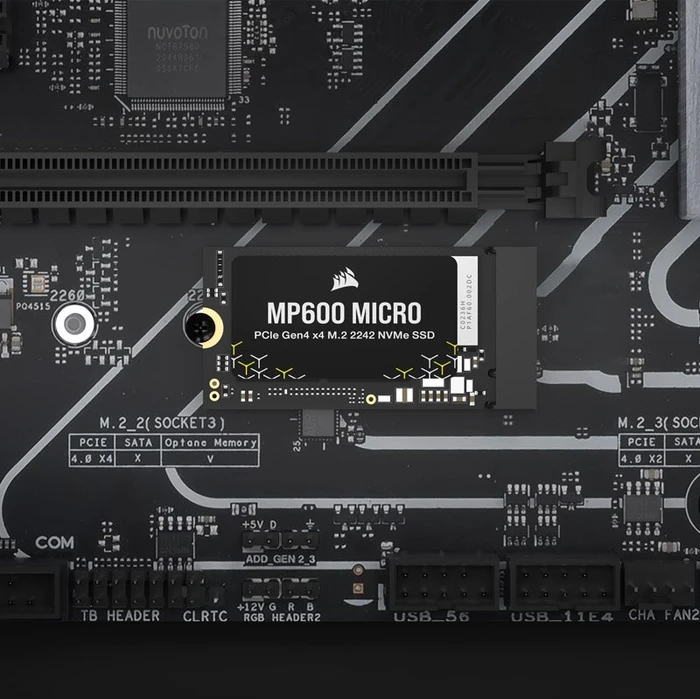 Corsair Force Series MP600 Micro R2 2TB, M.2 2242 / M-Key / PCIe 4.0 x4