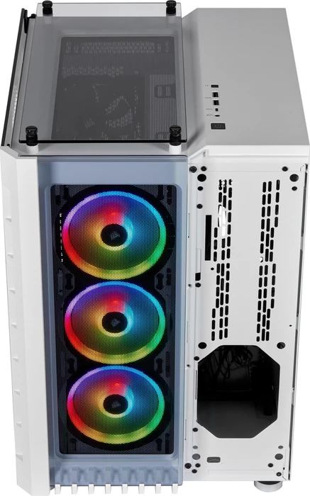 Corsair Crystal Series 680X RGB, weiß, Glasfenster