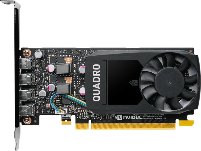 PNY Quadro P1000 DVI V2, 4GB GDDR5, 4x mDP