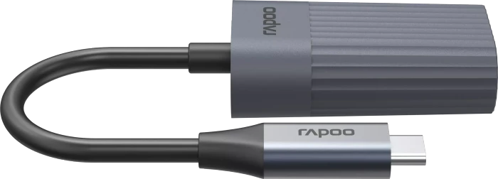 Rapoo UCA-1016 Gigabit LAN-Adapter, 1x USB-C 3.0 [Stecker]