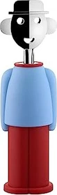 Alessi Alessandro M. Korkenzieher hellblau/rot