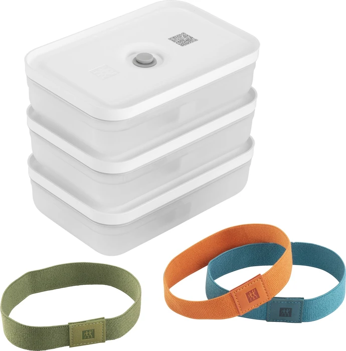 Zwilling Fresh & Save Lunchbox L flach Vakuumbehälter-Set, 6-tlg.