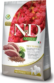 Farmina N&D Quinoa, Neutered Adult Medium Maxi, mit Ente & Brokkoli, 12kg