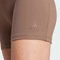 adidas Lounge Ribbed High-Waist Hose kurz earth strata (Damen) Vorschaubild