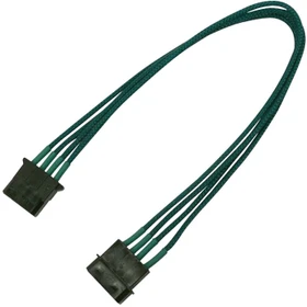 Nanoxia 4-Pin-Molex Verlängerung 30cm, sleeved grün (NX4PV30G)