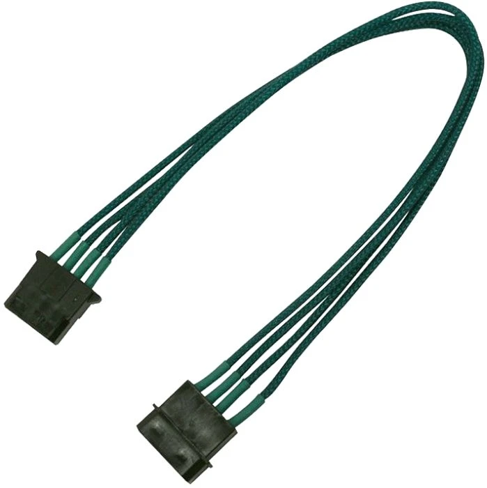 Nanoxia 4-Pin-Molex Verlängerung 30cm, sleeved grün