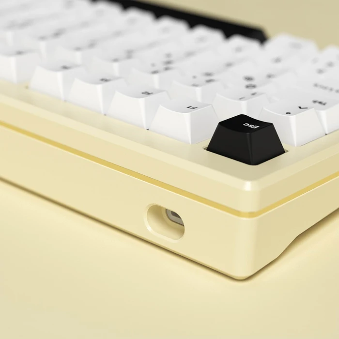Akko MOD 007B HE, Cream White, LEDs RGB, hot-swap, Cream Yellow Magnetic, USB/Bluetooth, DE