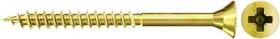 fischer ClassicFast FSPII CZP YC 100 PZ2 Spanplattenschraube, 5x100mm, 100 Stück