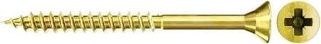 fischer ClassicFast FSPII CZP YC 100 PZ2 Spanplattenschraube, 5x100mm, 100 Stück