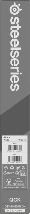 SteelSeries QcK Medium White, 320x270mm, weiß