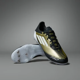 adidas F50 League Messi FG/MG gold metallic/cloud white/core black