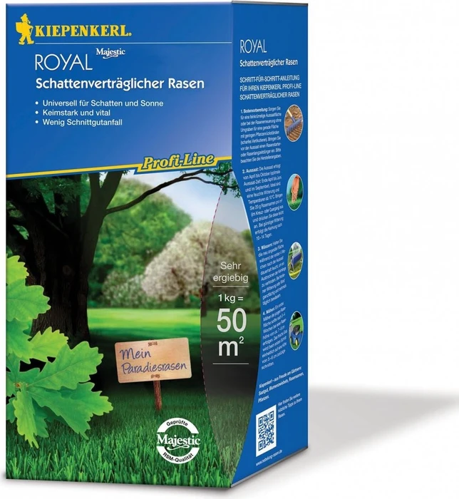 Kiepenkerl Profi-Line Royal Schatten-Rasen Saatgut, 1kg