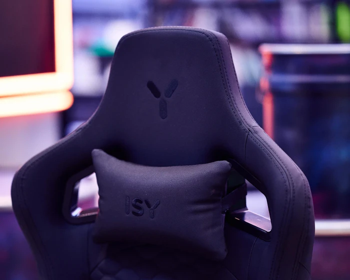 ISY IGC-1000 Gamingstuhl, schwarz
