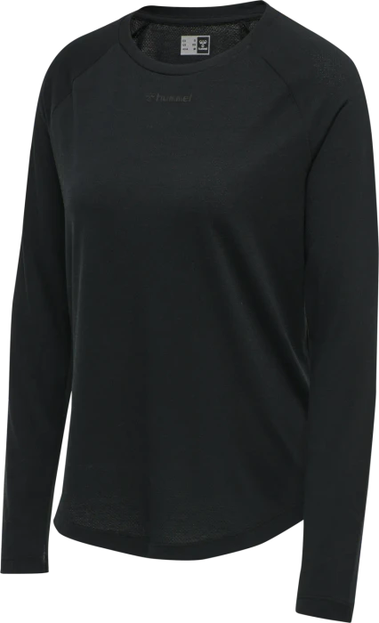 hummel MT Vanja Funktionsshirt langarm schwarz (Damen)