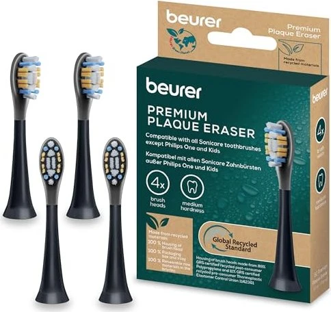 Beurer SC Premium Plaque Eraser Ersatzbürste, 4 Stück