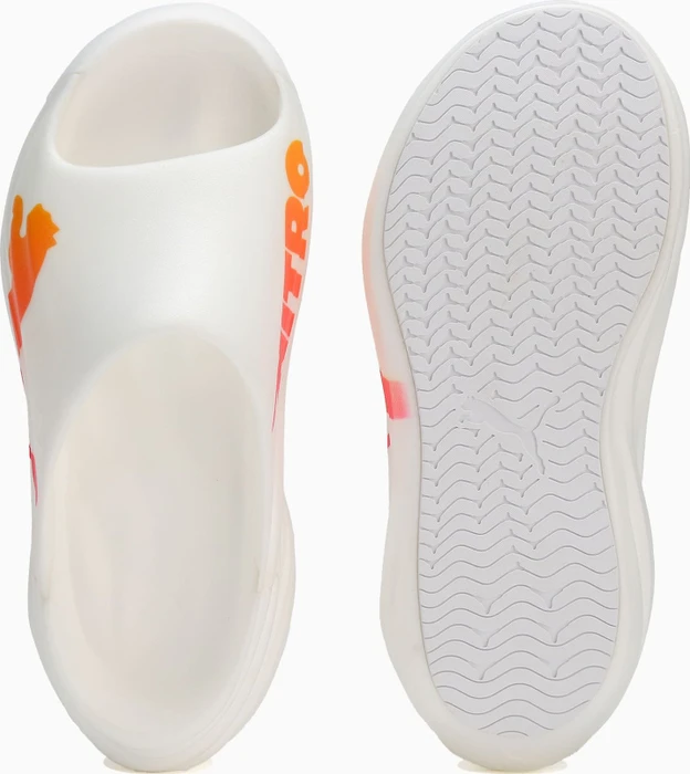 Puma Unwind Nitro Cat Active puma white/sun stream/sunset glow