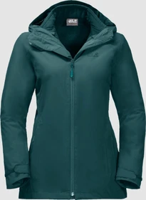 Jack Wolfskin Norrland 3in1 Funktionsjacke dark jade (Damen)