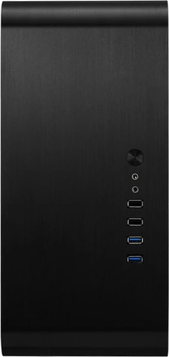 Jonsbo UMX1 Plus, schwarz, Glasfenster, Mini-ITX