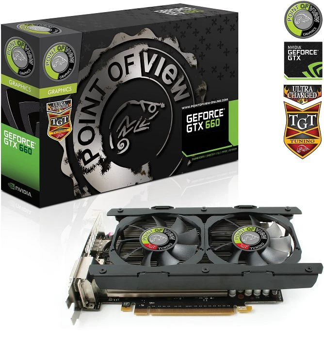 Point of View GeForce GTX 660 TGT Ultra Charged LLS, 2GB GDDR5, 2x DVI, HDMI, DP