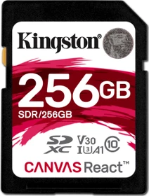 Kingston Canvas React R100/W80 256GB, UHS-I U3, Class 10