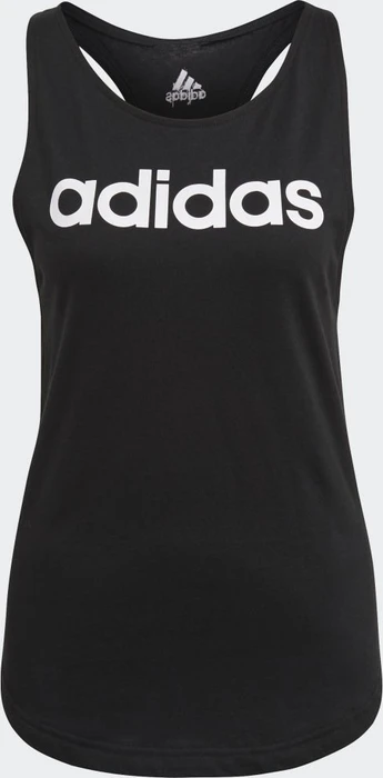 adidas Loungewear Essentials Loose Logo Funktionsshirt ärmellos schwarz/weiß (Damen)