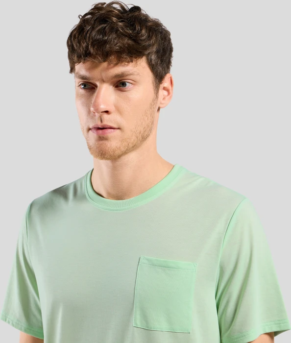 Odlo Essentials Natural Funktionsshirt kurzarm ambrosia melange (Herren)